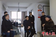 罗毅君开展春节前走访慰问活动