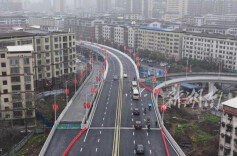 耒阳武园路跨京广铁路立交桥正式通车 将有效缓解G107国道城区段交通压力