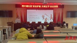 新春走基层｜湘江新区荷叶塘社区：童心共学安全课 巧手同绘文明年