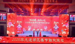 既有年味儿又有烟火气，2026年大通湖区春节联欢晚会精彩上演