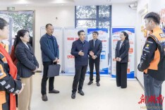 省市场监督管理局在长沙淘宝闪购站点慰问一线骑手