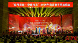 “益马当先 奋进南县” 2026年南县春节联欢晚会精彩上演