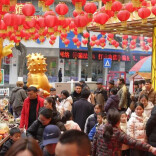 策马江湖  年味岳阳⑬｜靓了，平江！ 满城尽带新春“红”