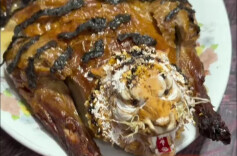 湖南网友晒出爸爸自创年夜饭，满是“奇珍异兽”无从下口