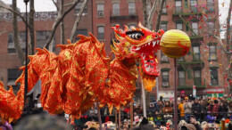 纽约新春庙会年味浓