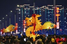 板板龙灯闹新春