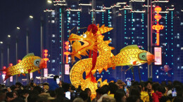 板板龙灯闹新春