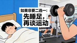 灵魂拷问：今天的步数走够了吗？睡眠时间达标了吗？如果只能二选一该怎么选？