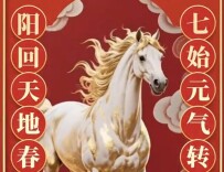 七始元气转，阳回天地春 新湖南恭祝您七星高照，人寿年丰！