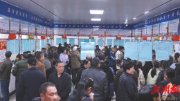 鹤城区：春风送岗设大龄工人招聘区 “双线选岗+分类专场”促就业