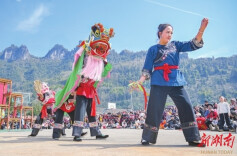 新春走基层：湘西州洽比村——百狮闹新春｜古村年味⑭