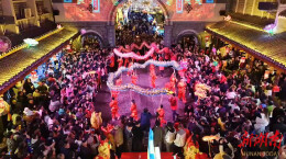 武冈：萌娃舞龙狮，新春超热闹