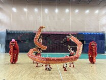 骏马踏春闹元宵丨张家界学院龙狮队紧锣密鼓备演