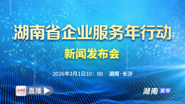 直播回顾｜湖南省企业服务年行动新闻发布会