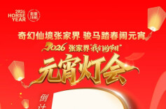 骏马踏春闹元宵丨2026年张家界市元宵灯会倒计时2天