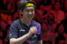 王楚钦晋级WTT新加坡大满贯男单决赛