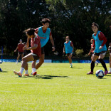 中国女足队员：亚洲杯决赛，大家一起闯