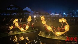 武冈元宵夜预告：千年水龙灯邂逅 “红月” 奇景