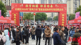 春风送岗暖人心 精准服务促就业——岳阳市云溪区2026年“春风行动”暨就业援助季第二场专场招聘会举办