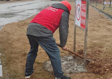 国网邵阳供电公司 立牌护线防外破 织密安全防护网