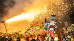 钢火烧龙庆元宵