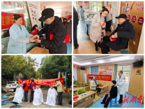 荷塘区金山街道开展“3·5学雷锋”便民志愿服务活动，暖心服务送到居民家门口