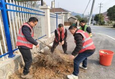 石门县蒙泉镇夏家巷中学：志愿清扫践初心，党员先行树新风