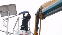 蓝山开展路灯设施全面检修，让群众夜间出行更安心