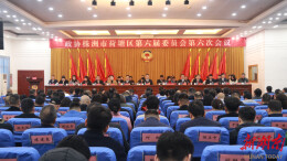 政协株洲市荷塘区第六届委员会第六次会议闭幕