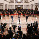 全国政协十四届四次会议第二场“委员通道”集体采访活动举行