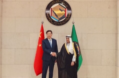 中国政府中东问题特使翟隽会见海合会秘书长布达维