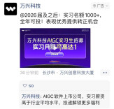 万兴科技“Wonder Nova新星计划”刷屏！1000+实习岗全年开放，实习月薪达万元