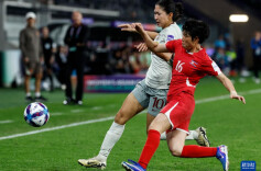 女足亚洲杯：中国队胜朝鲜队