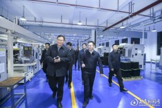 何朝晖到新化高新区调研
