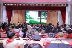 会同县城北学校举办亲子写对联大赛