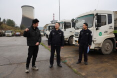 隆回交警为客、货运企业交通安全精准“把脉”