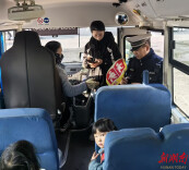 娄星区大科街道开展校车安全专项检查