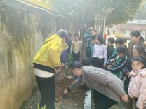 新邵县酿溪镇土桥完全小学：植树添绿正当时，劳动教育绽新花