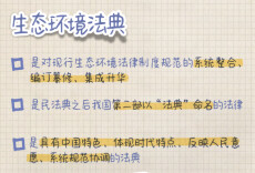 九问九答！生态环境法典学习手账来了