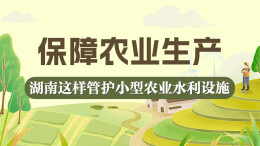 政策简读丨保障农业生产 湖南这样管护小型农业水利设施 