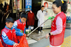 平江县城北学校开展志愿服务活动