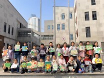 长沙市第一中学附属小学举行植树节学雷锋主题实践活动