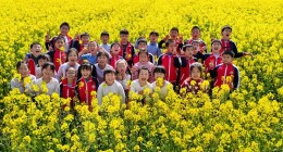 安化县乐安镇完小：田埂上撒欢儿，花海中成长