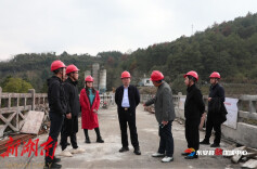 东安县：蒋华到高岩水库调研防汛备汛工作
