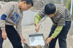 桑植县芭茅溪小学开展学雷锋美家园活动