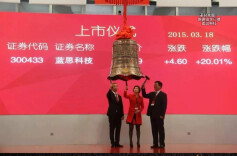 历史上的今天丨2015年3月18日，蓝思科技深交所挂牌上市