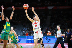 中国女篮击败巴西女篮 世界杯资格赛4胜1负收官