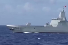外舰试图侦察山东舰航母编队 延安舰成功驱离