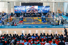 Global student teams gather for robotics