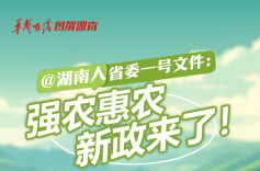 【长图】@湖南人，省委一号文件：强农惠农新政来了！